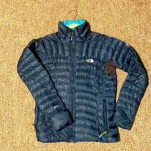 Gently used navy blue North Face (Summit 800 series) down jacket